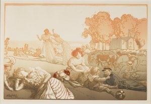 Bucolique moderne by Auguste Louis Lepère